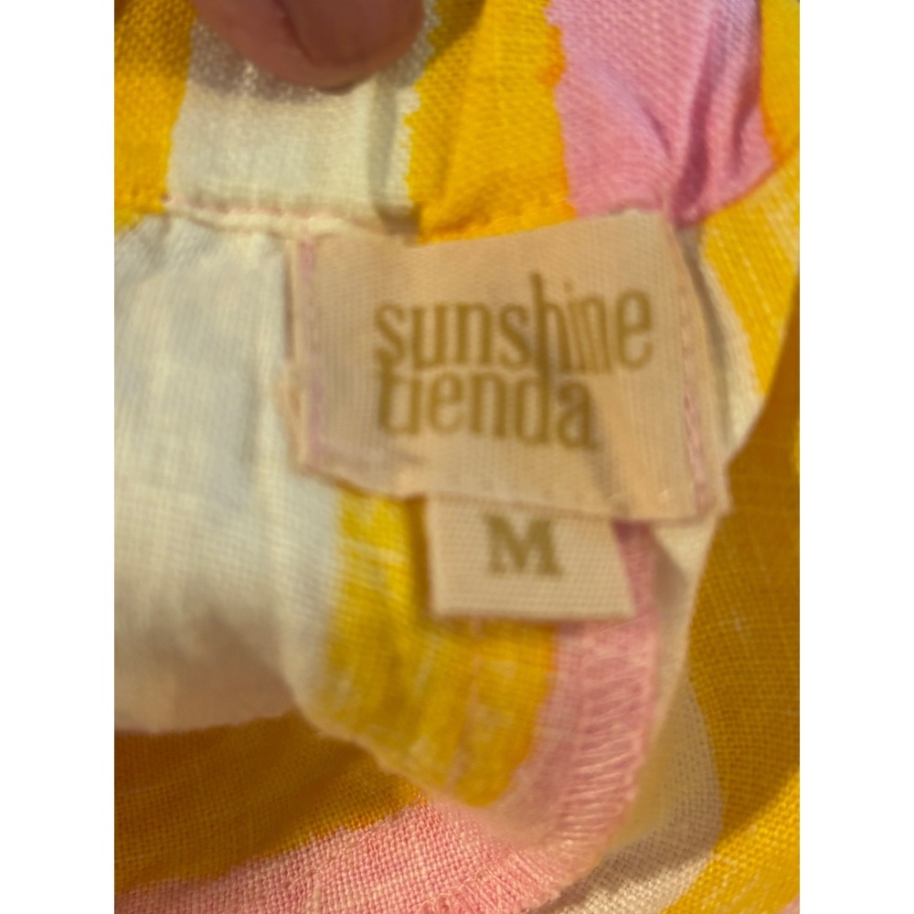 Women’s Pink and Yellow Striped Two-Piece Set - Picture 5 of 11